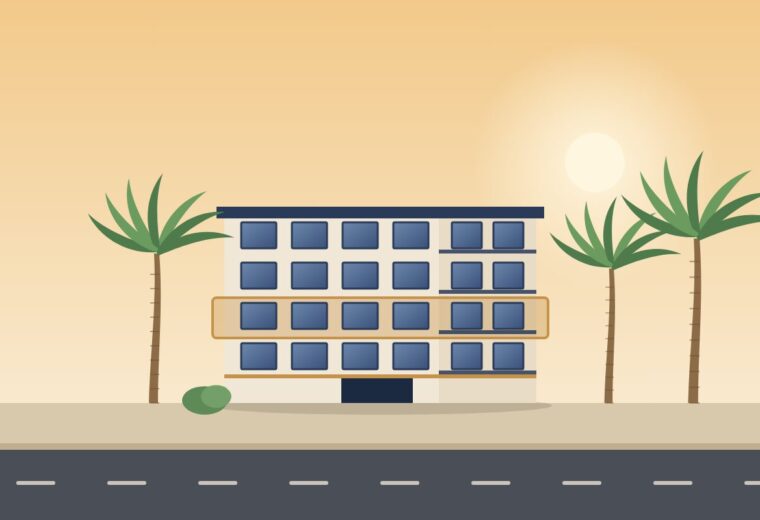 دور علوي مع سطح خاص