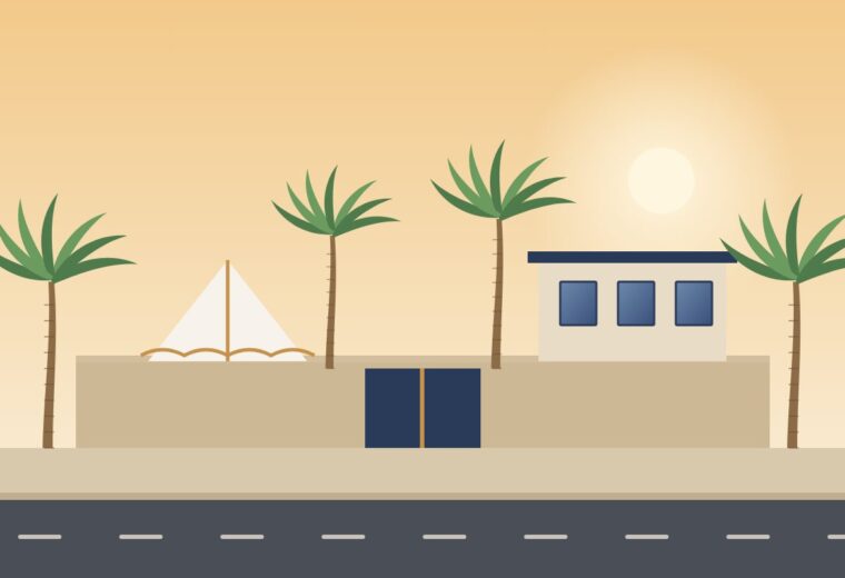 استراحة مع مسبح ومجلس